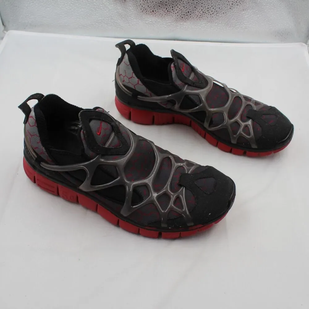 Nike Kukini Free 5.0 Men's Size 9 Rare 2012 Slip-On Running Shoes Black Red